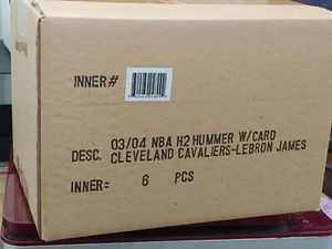 (Sealed Case Of 6) 2003-04 Fleer Ultra Rookie LeBron James Hummer H2 Collectible - Picture 1 of 2