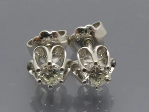 DESIGN MATURO - ORECCHINI/ORECCHINI ELEGANTI CON DIAMANTI - ORO 585 - Foto 1 di 8