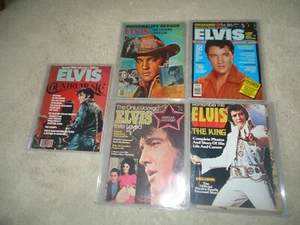Lot 5Elvis Presley Magazines 1977- 81 Sealed in plastic - Picture 1 of 4