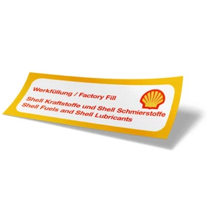 Porsche Shell Oil "Factory Fill" Decal SIC 701 001 00 - Bild 1 von 1