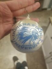 Indiana State University ISU Sycamores - Christmas ornament, vintage