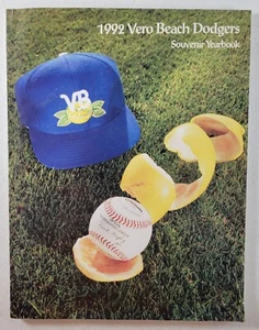 1992 Vero Beach Dodgers Souvenir Yearbook Program Holman Stadium Baseball - Picture 1 of 7
