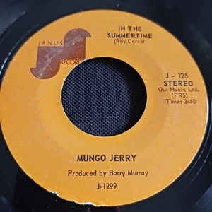 Mungo Jerry – In The Summertime / Mighty Man (Janus Records – J-125) - Bild 1 von 2