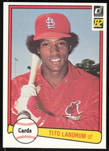 1982 Donruss #292 Tito Landrum   - FREE SHIPPING