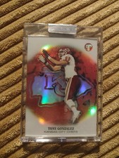 2002 Topps Pristine Uncirc Football Tony Gonzalez Refractor Card! /349