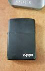Zippo OLD PERSONAL Lighter - Black, WITH ORIGINAL BOX 
