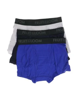 Fruit Of The Loom 267690 Men Blue/Gray Underwear Pack of 3 Size M - Picture 1 of 5