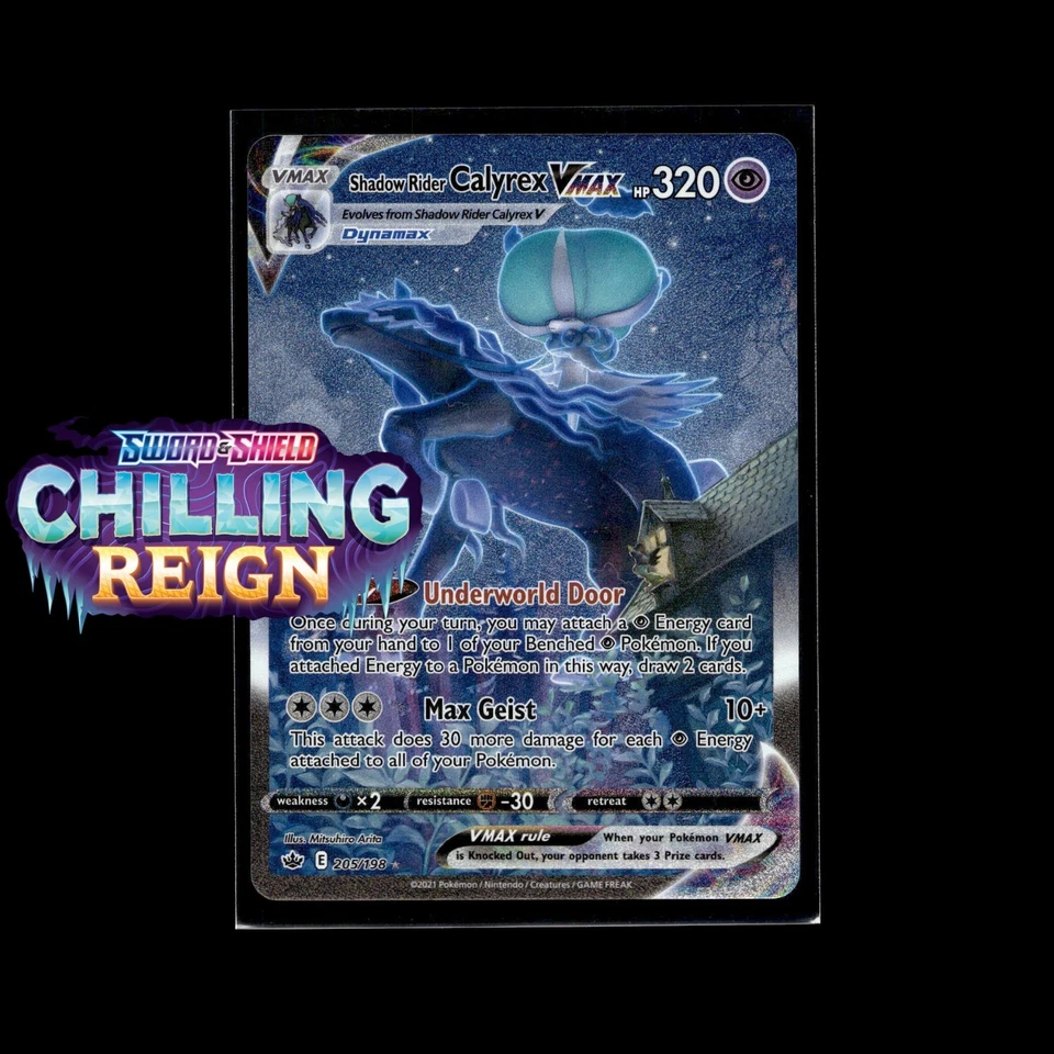 Chilling Reign Pokemon Cards! Holo/Reverse Holo Vmax V Secret Rare Full Art Card - Image 1 of 1