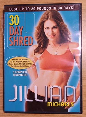 Jillian Michaels: 30 Day Shred (DVD, 2007, Full Screen) Fitness Workout - Image 1 of 2