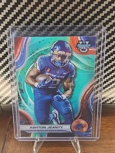 Ashton Jeanty 2024 Bowman U Best Chrome /225 Aqua Refractor Boise State Card RC - Picture 1 of 3