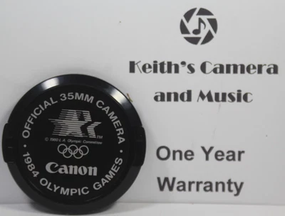 Near MINT! Canon Lens Front Cap 52mm Olympic Games 1984 C-52 Lens Cap Cover - Image 1 of 4