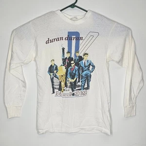 T-shirt manica lunga Duran Duran 1984 vintage taglia L Seven & The Ragged Tiger - Foto 1 di 7