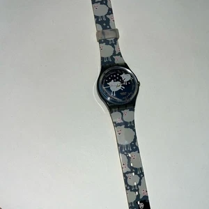 White and Black Sheep Swiss Made Swatch Uhr von 1994, seltene Swiss Swatch Uhr 90er - Bild 1 von 5