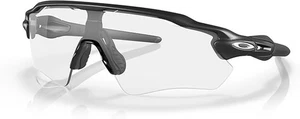 OAKLEY RADAR EV PATH STEEL/CLEAR BLACK IRIDIUM PHOTOCHROMIC SUNGLASSES OO9208-13 - Picture 1 of 13