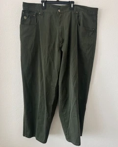 Jeans Pelle Pelle De Colección Hombres 46x30 Verde Marc Buchanan Años 90 Y2K Streetwear Hong Kong - Imagen 1 de 8