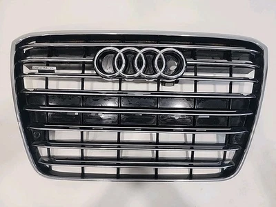 11-14 Audi A8 Quattro Parachoques Delantero Parrilla Superior Cromo OE Tipo Radar Sensor Estacionamiento Foto 1 de 4
