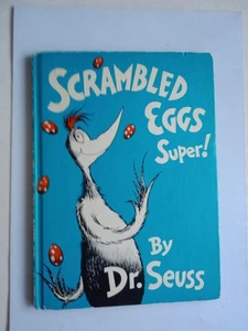 SCRAMBLED EGGS SUPER! Dr.Seuss 1953 Hardback Printing - Picture 1 of 7