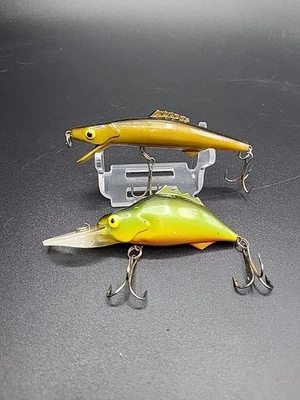 Señuelos de pesca vintage Manns Hackleback Foto 1 de 4