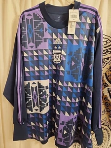 Camiseta Adidas GOALKEEPER Icon ARGENTINA ¡RARA PÚRPURA!🟪 Messi 2XL NUEVA🩵🤍⚽️🇦🇷 - Imagen 1 de 9