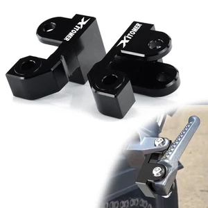 Passenger Peg Lowering Brackets Fit For Honda VFR 800 X Crossrunner 2016 Black - Foto 1 di 15