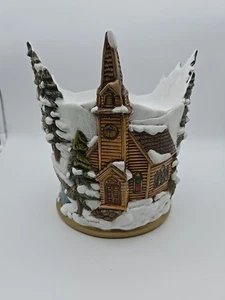 Scioto Christmas Candle Holder Hurricane Lantern - Picture 1 of 8