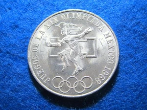 1968 Mexiko Silber 25 Pesos - Ein Jahr Typ - Auswahl hell unzirkuliert - Bild 1 von 2
