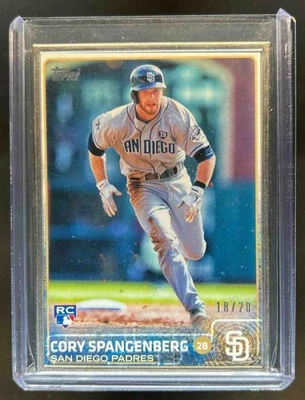 2015 Topps Cory Spangenberg RC Framed Rookie #18/20 Padres - Image 1 of 2