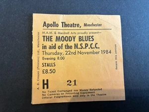 Moody Blues Ticket 1984 - Picture 1 of 1
