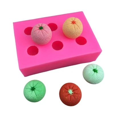 Grade Silicone Dessert Molds for Making Tangerine Shape Sweet and Pastries - Image 1 of 4