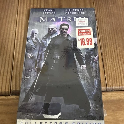 The Matrix Collector’s Edition VHS (1999) FACTORY SEALED Warner Bros Sci-Fi - Image 1 of 3