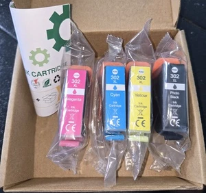 4PK T302XL Compatible Ink Cartridges for Epson Expression XP-6000 XP-6100 - Picture 1 of 2