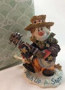 ENESCO COUNTRY SNOW-DOWN SNOWMAN “ Pick N Up A Storm” 280305 New Retired - Picture 1 of 7