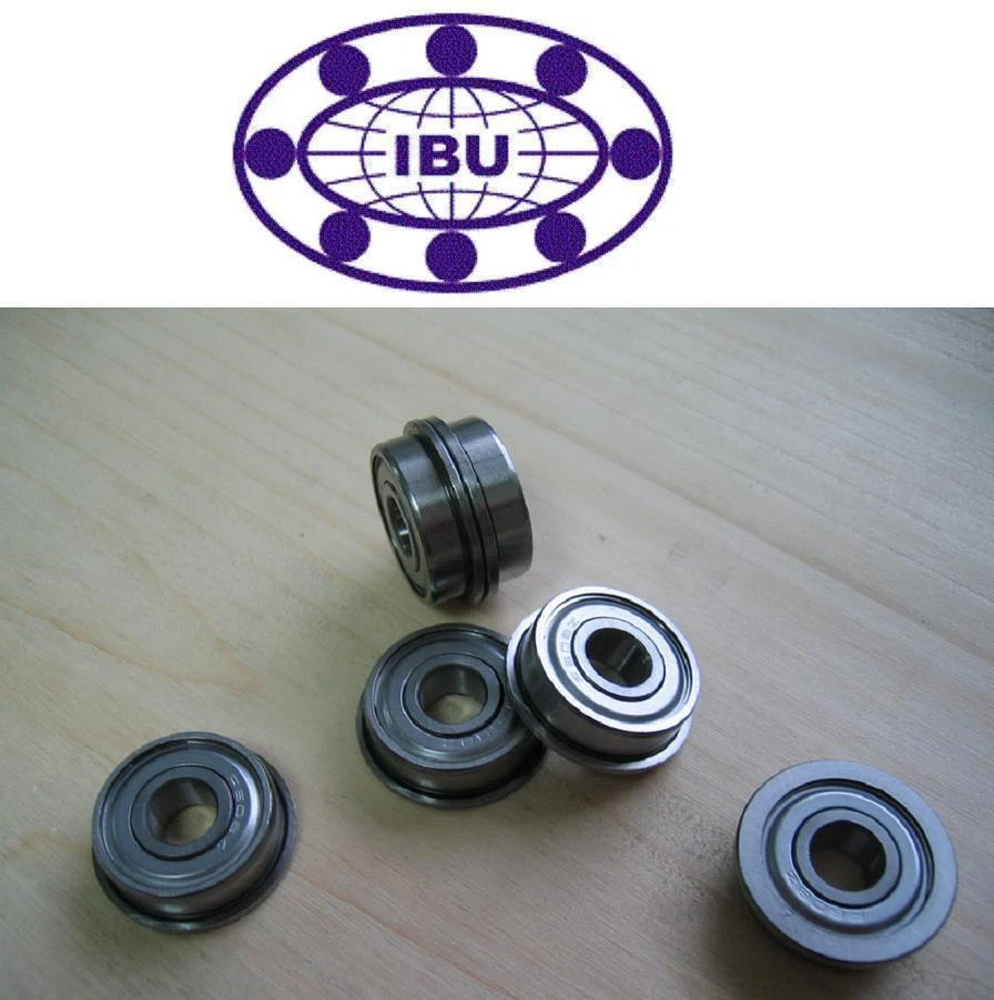 IBU / IBB 1 Stk. IBU Miniatur Kugellager mit Flansch / Bundlager MF104 ZZ 4x10x4 mm