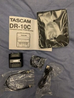 Tascam DR-10CS Micro Linear PCM Audio Recorder For Lavlier Mics Wireless Belt - Image 1 of 4