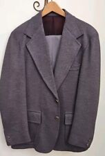 Vintage 1960s John Blair Mens Tweed Wool Blazer Jacket Set Size 42R Pant 33W 32L