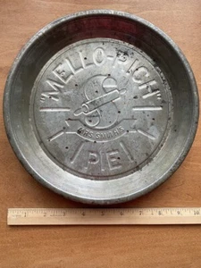 Mrs. Smith's Mello Rich 9 1/2" Blech Kuchenplatte geprägte Werbung - Bild 1 von 3