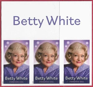 USA Sc. 5976a (F) Betty White 2025 postfrisch ***ohne Stanzformen*** Beschriftungsstreifen - Bild 1 von 1