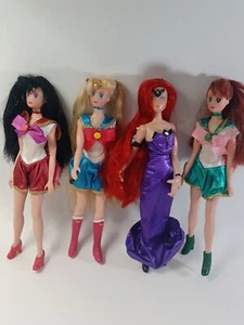 Vintage Sailor Moon Lot 4 Irwin Toy Ltd. 12" Dolls 1995 Collectible Serena - Picture 1 of 22