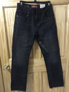 Arizona Boys Jeans Straight Fit Original Size 16 Reg Black (2-TW-2711) - Picture 1 of 6