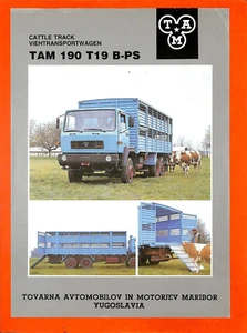 MARIBOR ( SLO ) PROSPECTUS / TOVARNA AVTOMOBILOV IN MOTOREV  / TAM 190 T 19 - Picture 1 of 2