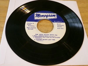 The Deep River Boys 45EP - Roll, Jordan, Roll +5 - Monogram M-EP-18 - Picture 1 of 2