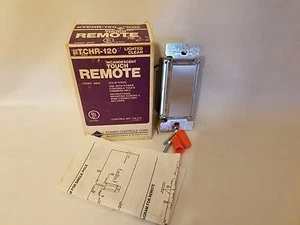 Power Controls TCHR-120 Lighted Clear Incandescent Touch Remote Dimmer Switch - Picture 1 of 1