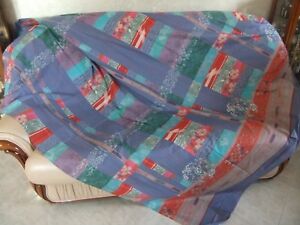 Granfoulard Bassetti FENG 180x270 sofa cover tenda copridivano blu rosso telo 