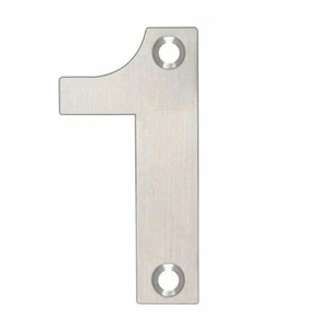 Ziffern Nr. 1 - 50 mm - Edelstahl - Bild 1 von 1