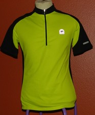 Men's Sugoi Neon Green Cycling Jersey Large