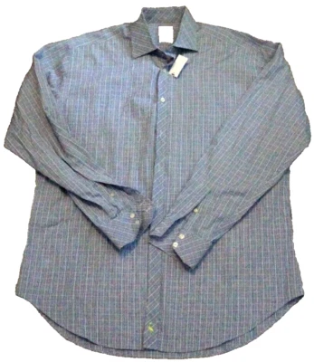 TAILORBYRD Dress Shirt Mens XL Multicolor Long Sleeve Button Up Plaid Cotton - Image 1 of 4