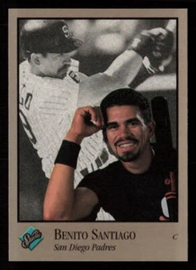 1992 Studio Benito Santiago #107 San Diego Padres Baseball Card - Picture 1 of 2