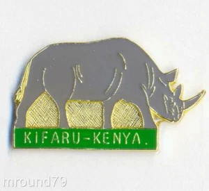 Kifaru Rhino Kenya Lapel Pin - Made in Kenya - Picture 1 of 1