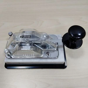 HI-MOUND HK-702 Telegraph Key Amateur Radio Morse Code Marble pedestal C486 - Picture 1 of 9