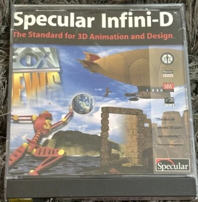 Specular Infini-D 3D Animation And Design Pro Resources With Key Cd 1996 - Image 1 of 4